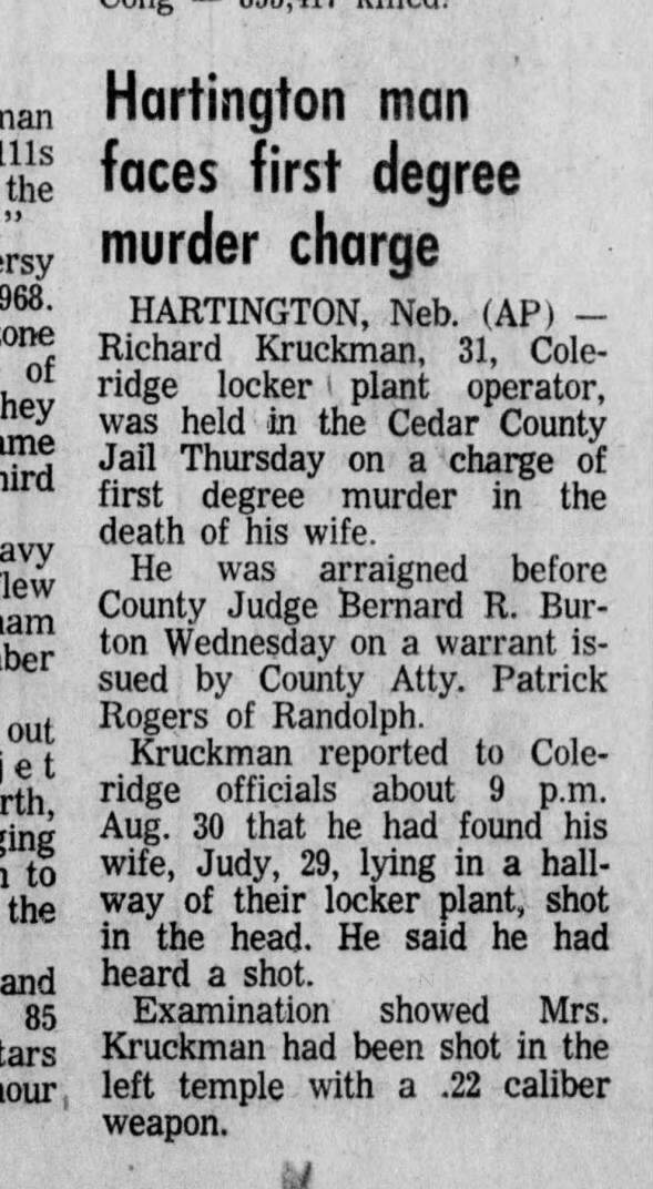 Clipping from The Columbus Telegram